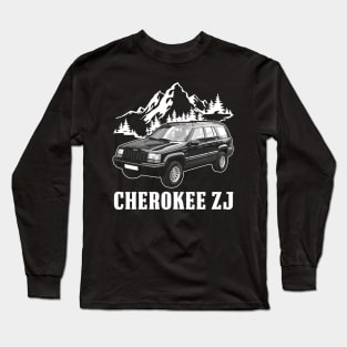 Jeep Grand Cherokee ZJ series jeep car name Long Sleeve T-Shirt